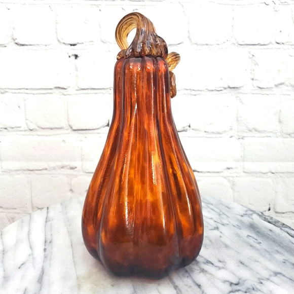 Handblown Glass Gourd - Picture 1 of 4